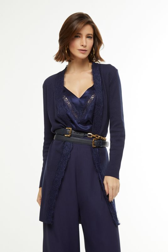 Belted sales maxi cardigan