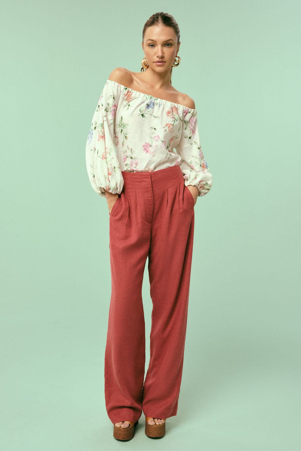 Calça Cris Ferrugem