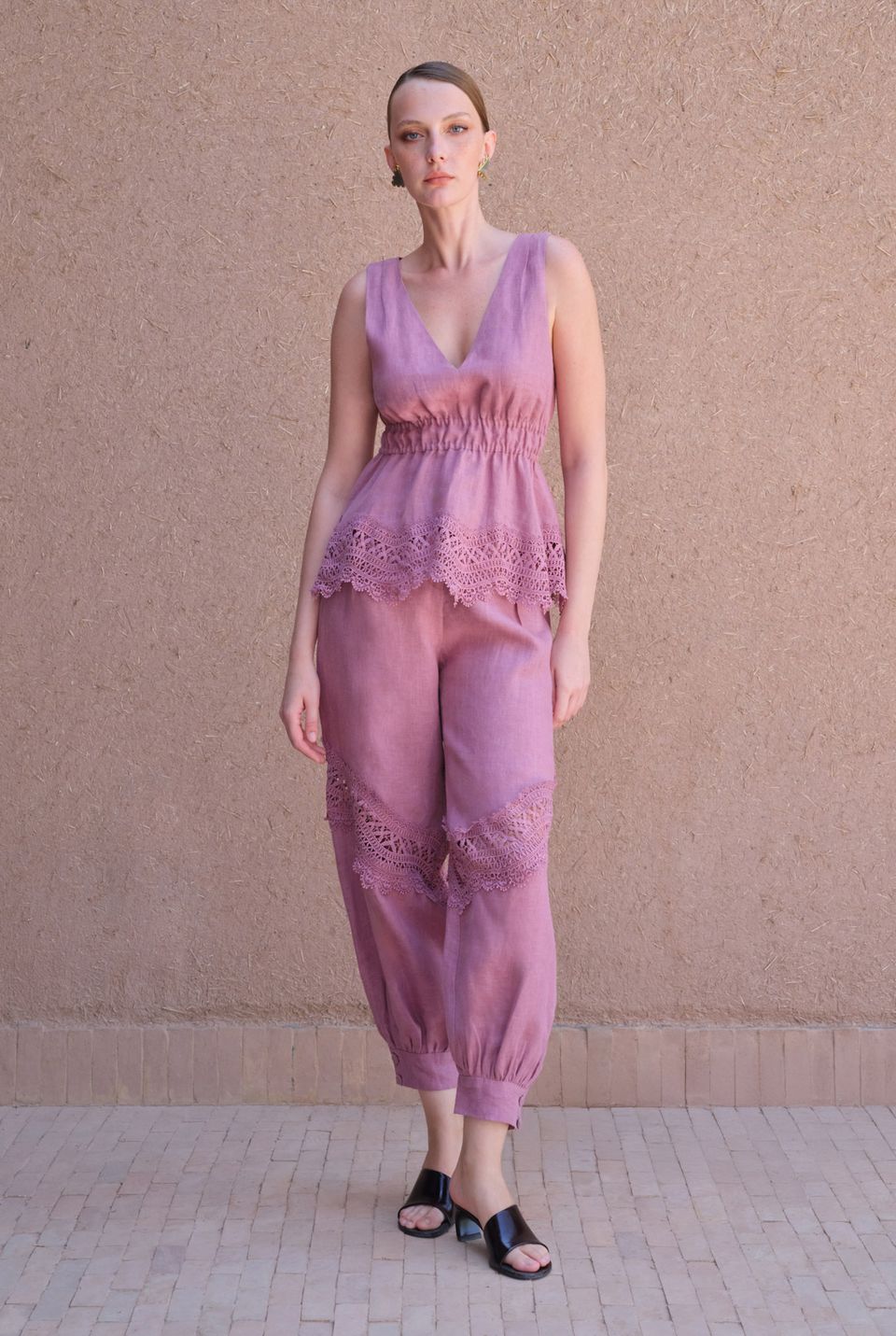 Calça Suzana Roxo Tropeiro