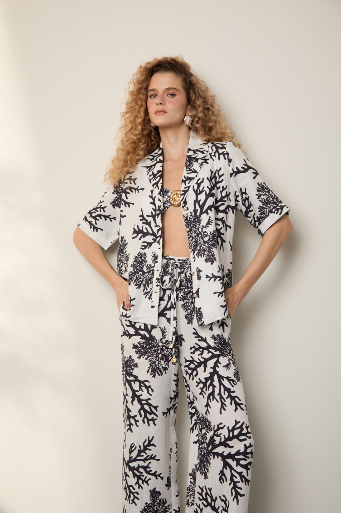 Camisa Savinna Coral — Iorane