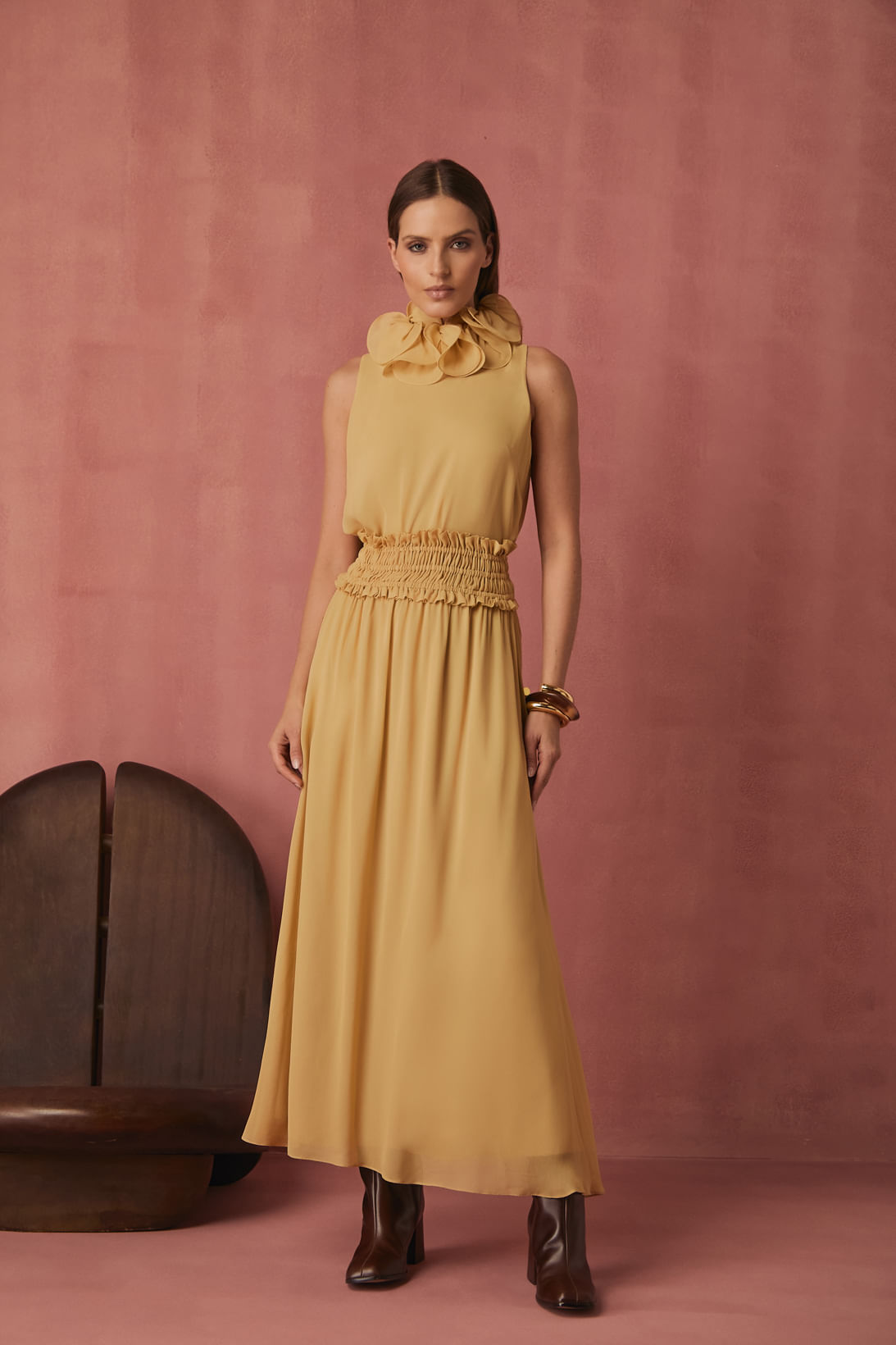 Saia Dália Amarelo Angu — Iorane