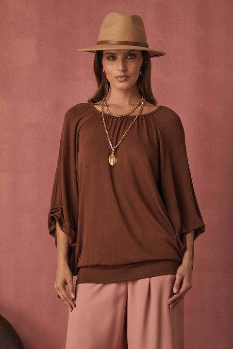 Blusa Joyce Marrom Tutu — Iorane