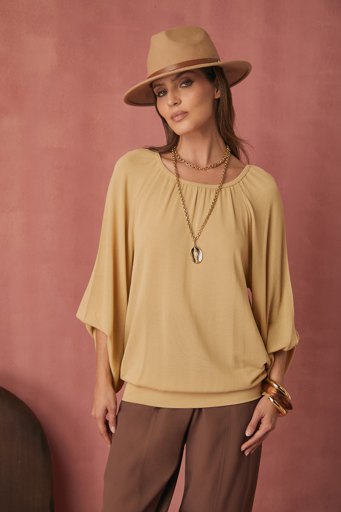 Blusa Joyce Amarelo Angu — Iorane