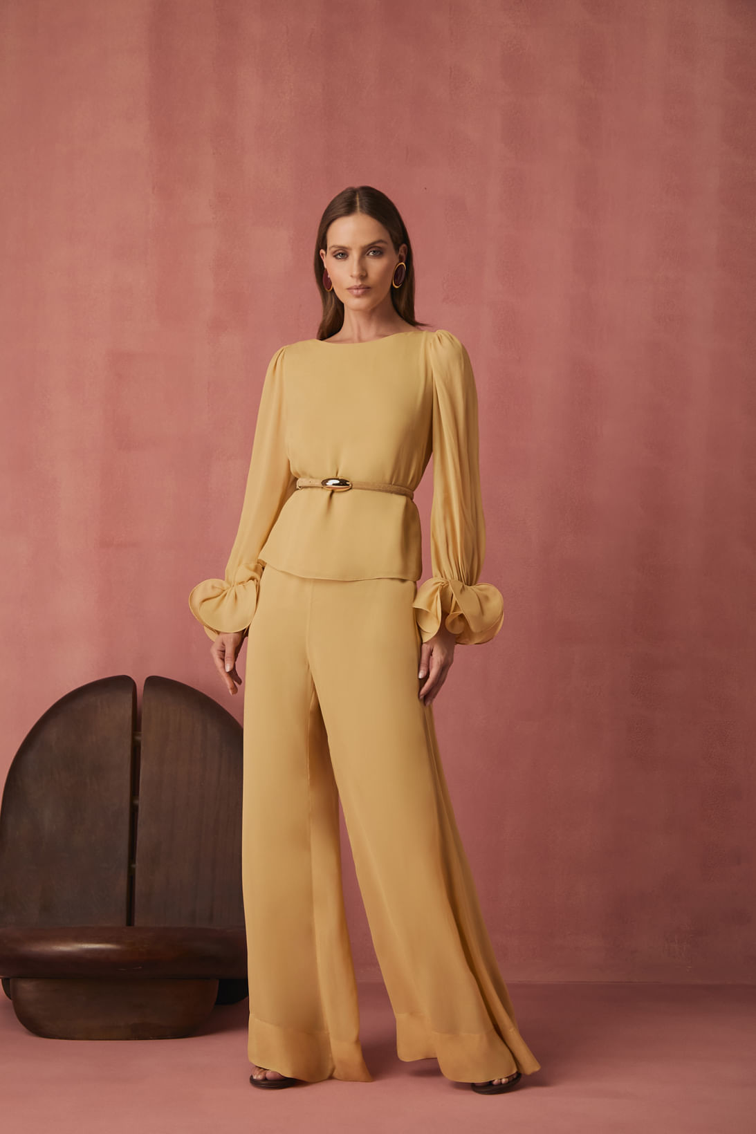 Calça Aurora Amarelo Angu — Iorane