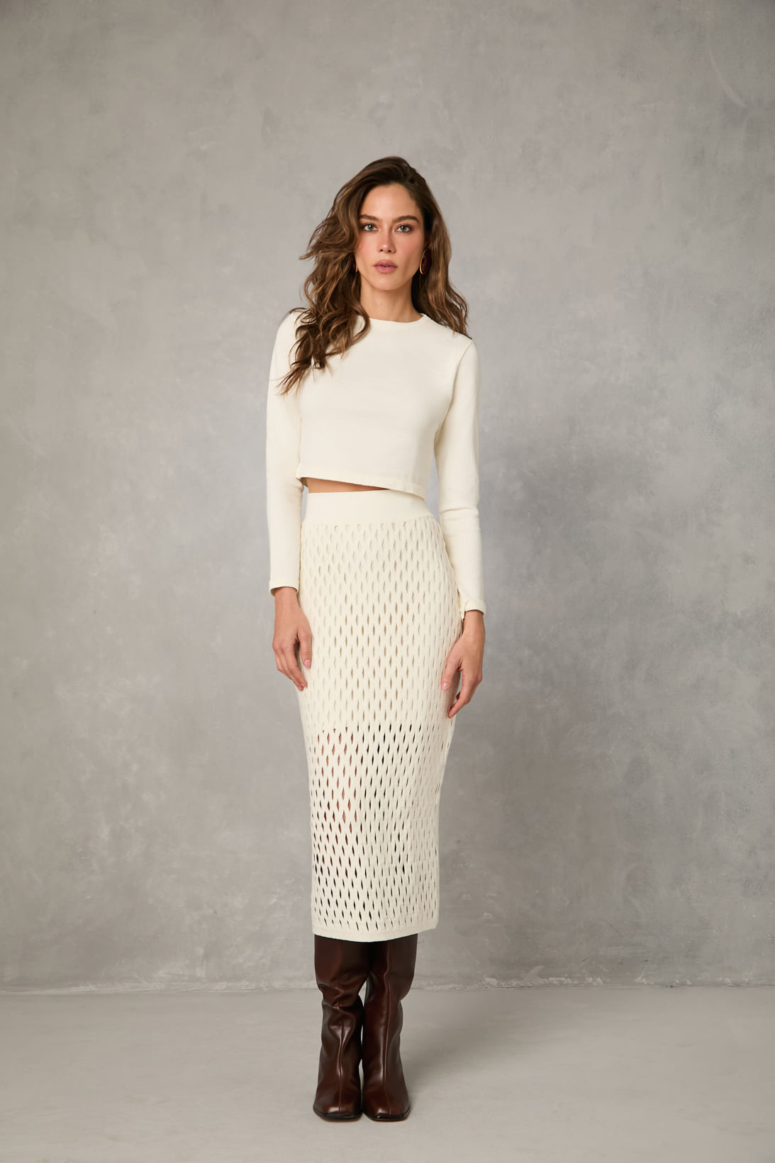 Saia Orfélia Off White — Iorane