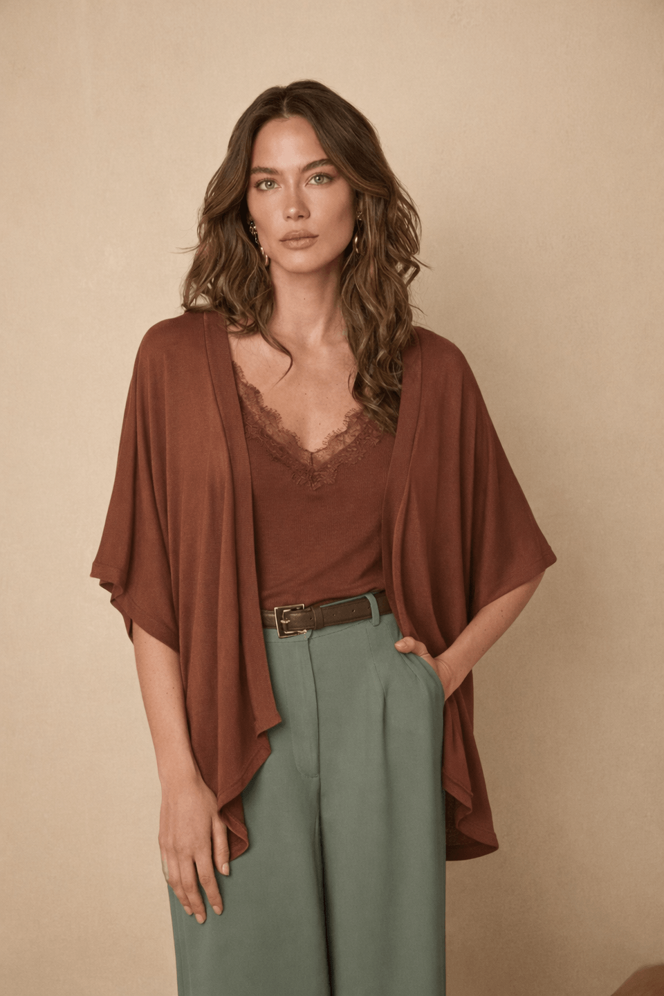 Blusa Joyce Marrom