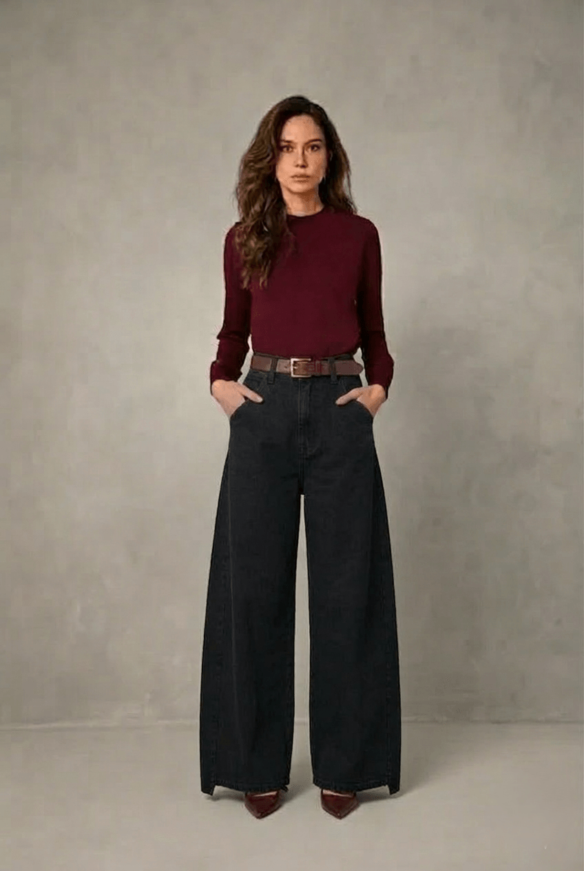 Calça Malaquita Cinza Maria Fumaça Jeans