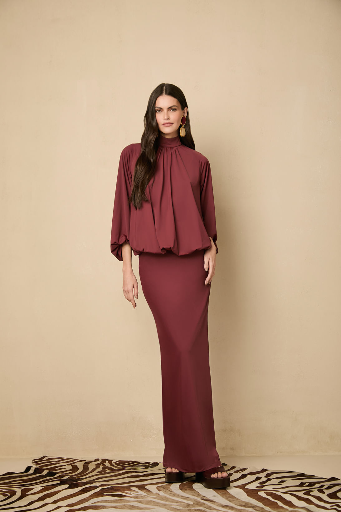 Vestido Viola Goiabada — Iorane