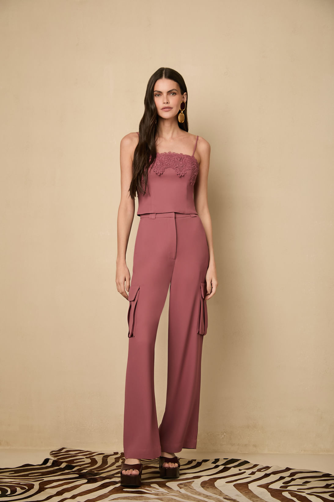 Calça Margot Rosa Turmalina — Iorane
