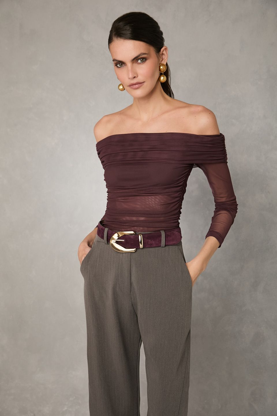 Blusa Mirian Roxo Jabuticaba