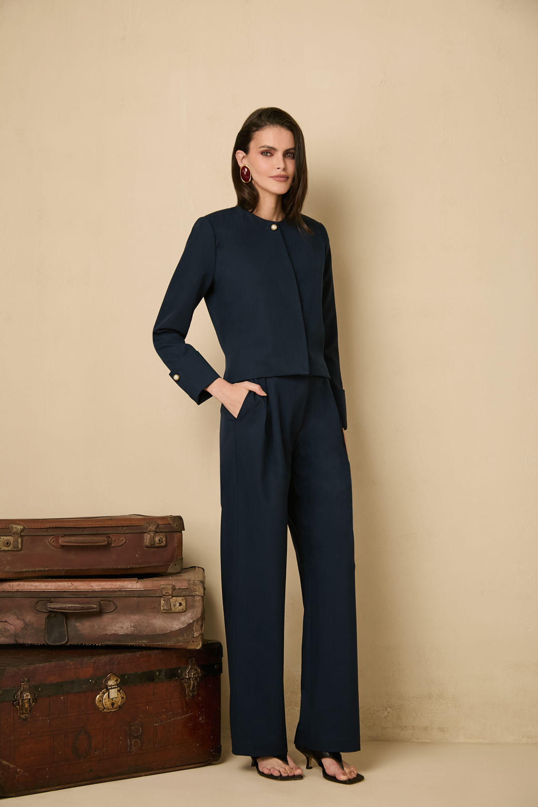Calça Deodora Azul Cachaça — Iorane
