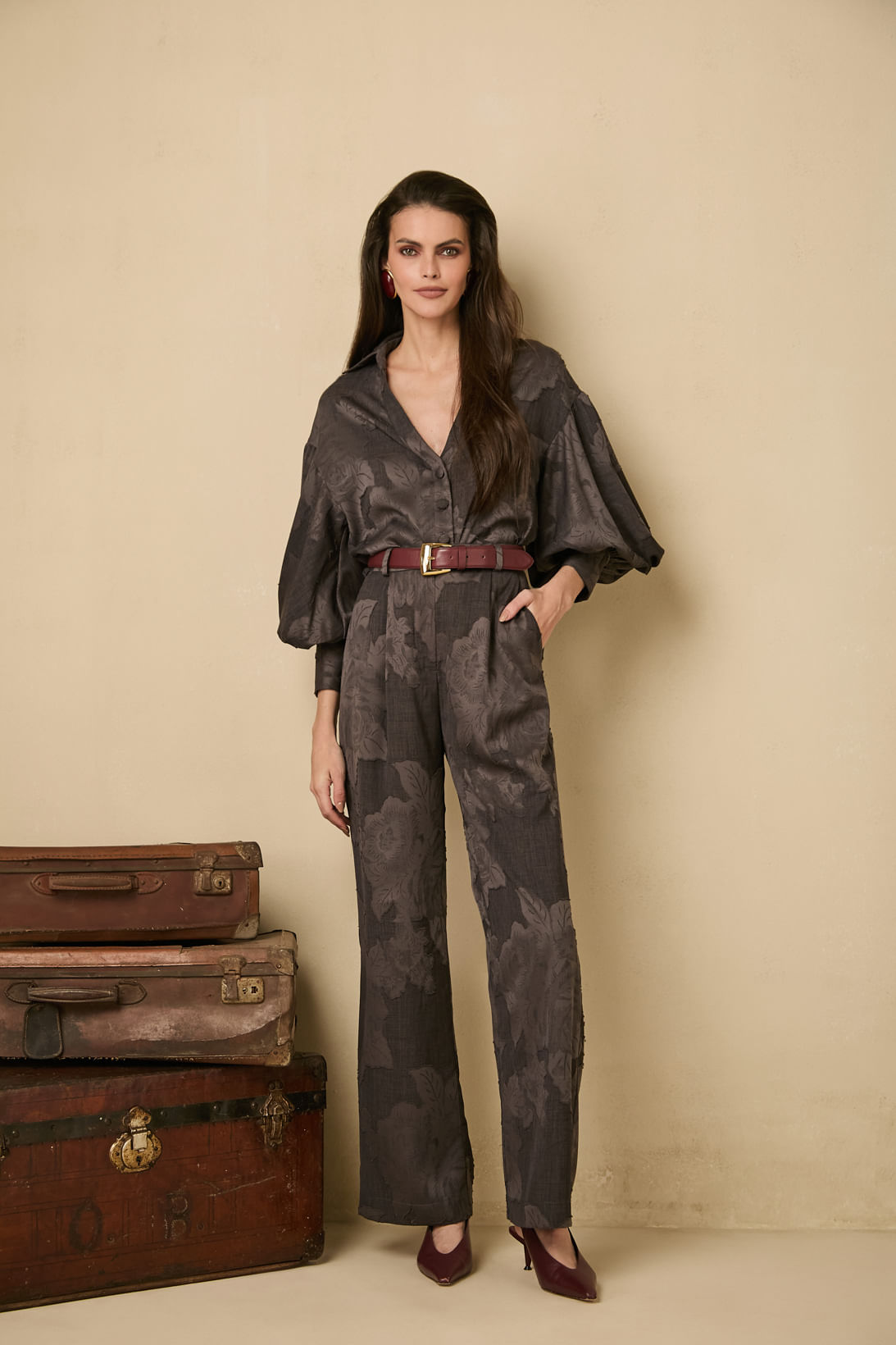 Calça Liria Cinza Maria Fumaça — Iorane
