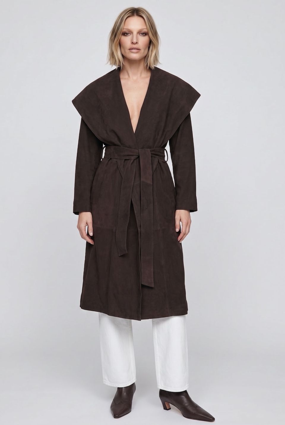 Trench Coat Kiara Marrom Café