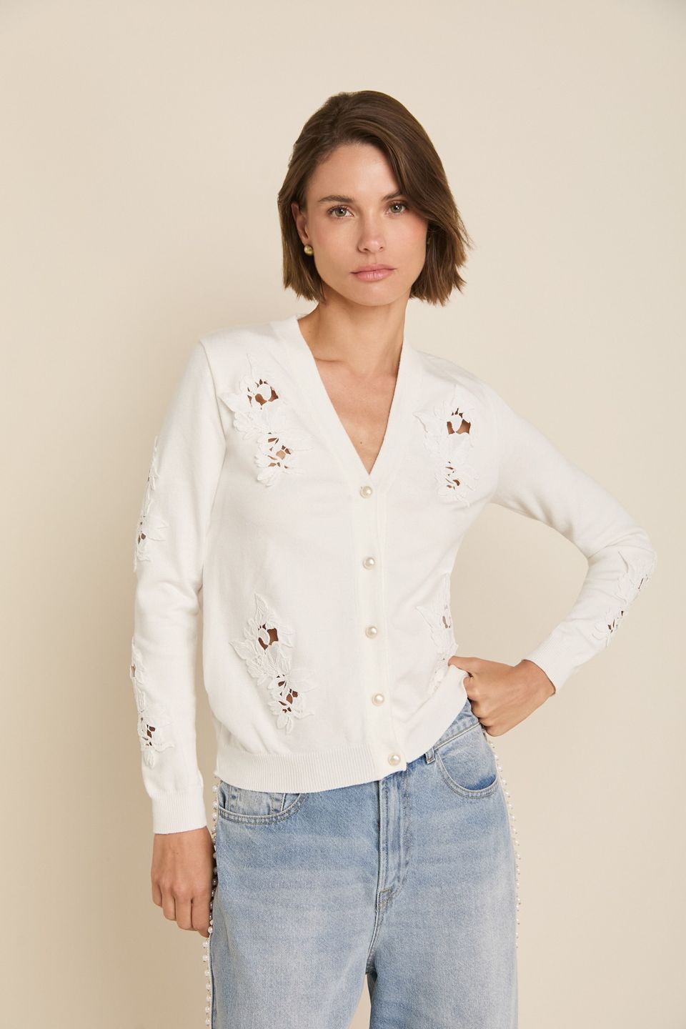 Cardigan Silvia Off White
