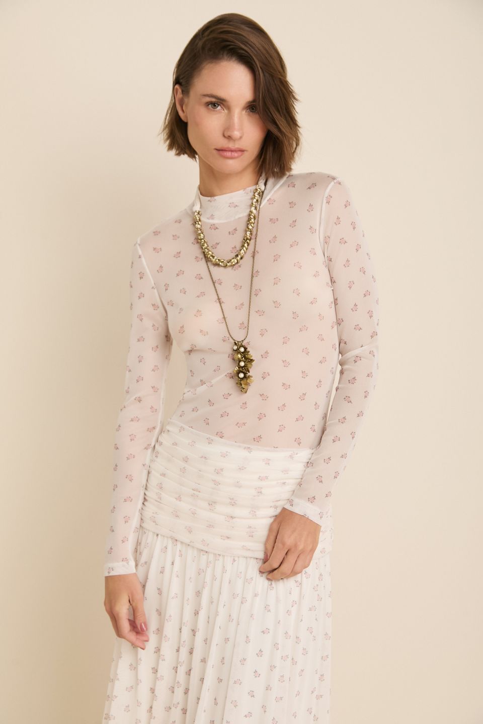 Blusa Nati  Mini Rosas