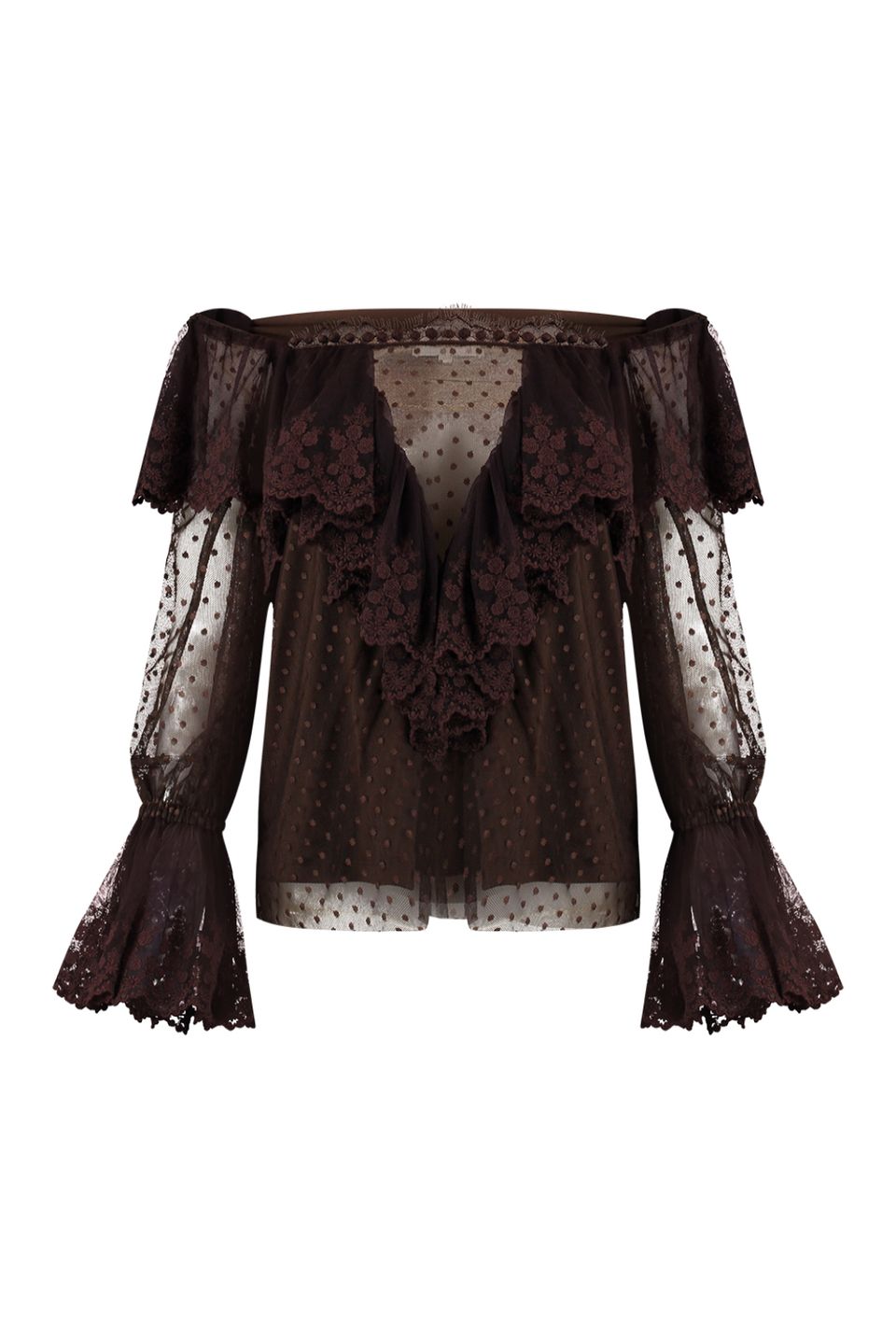 Blusa Maju Marrom