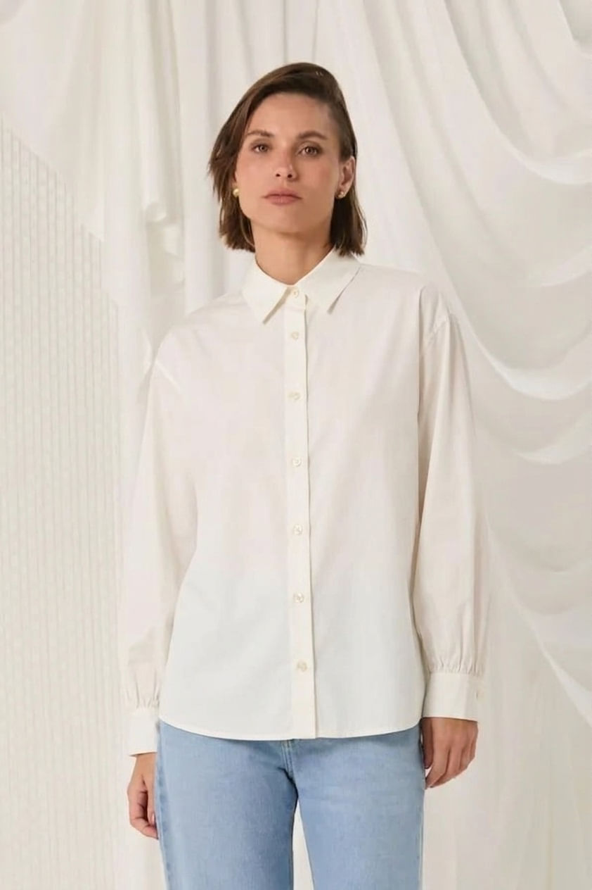 Camisa Melissa Off White — Iorane