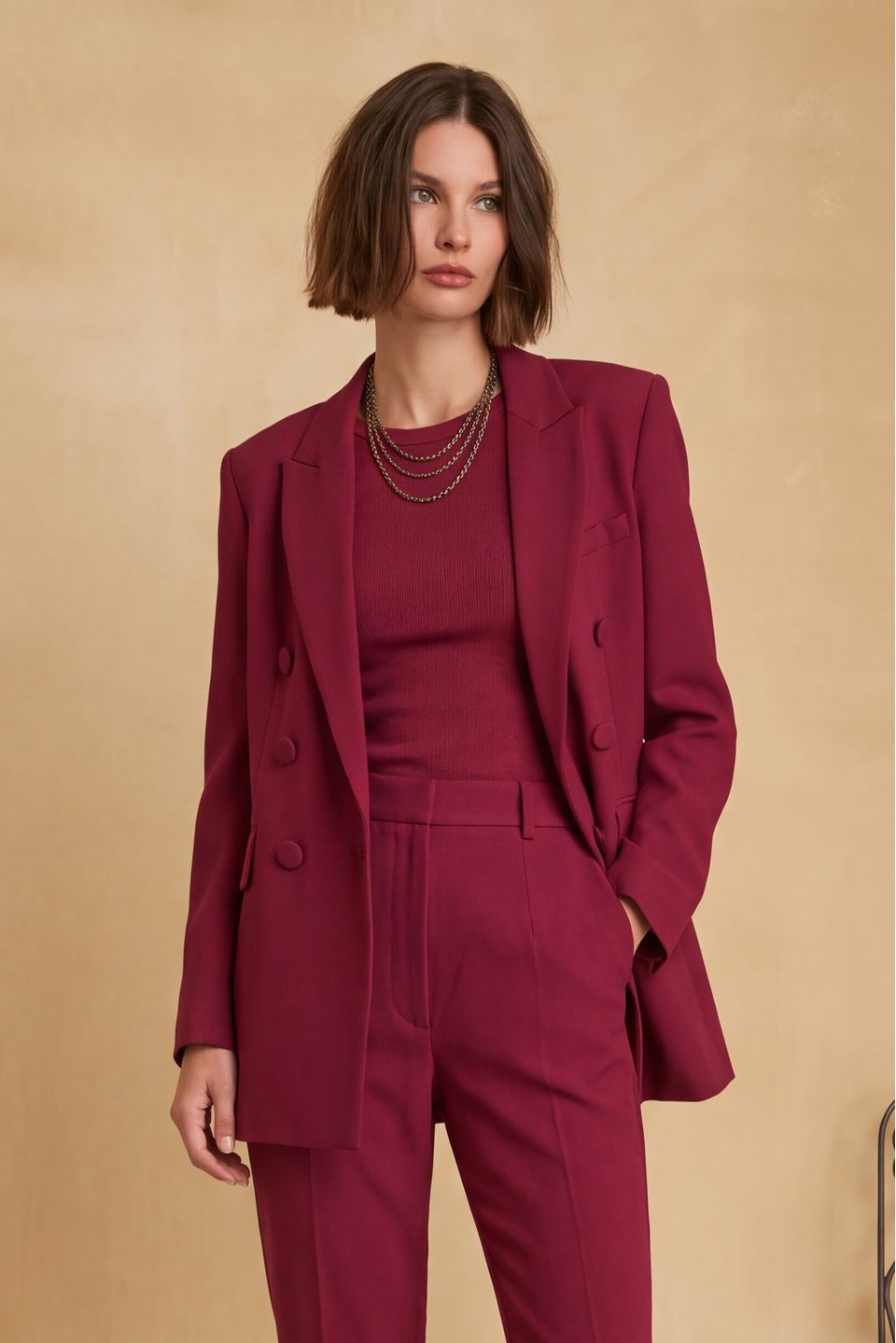 Blazer Merces Bordô